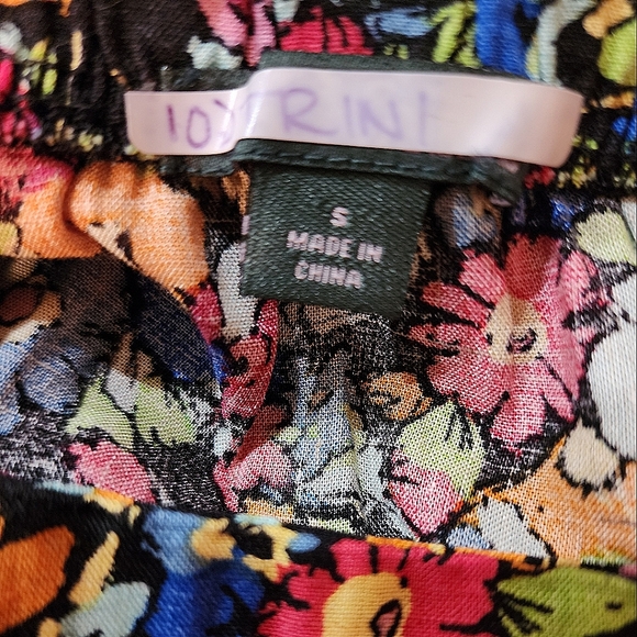 Wild Fable Floral Wrap Mini Skirt Size S - Picture 5 of 6